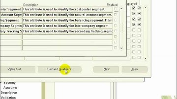 Create chart of accounts in oracle general ledger