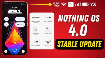 Nothing OS 4.0 Stable Update – New Icons & 25+ Features You Must See! 🔥