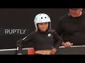 She's like the WIND! 11 y/o skateboarder fights for place in 2020 Olympics
