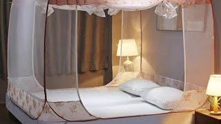 China mosquito net square shape for king size bed and queen size bed mosari 5/7 & 6/7 feet mosari