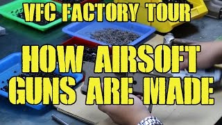DesertFox Airsoft: VFC Factory Tour (How Airsoft Guns Are Made)