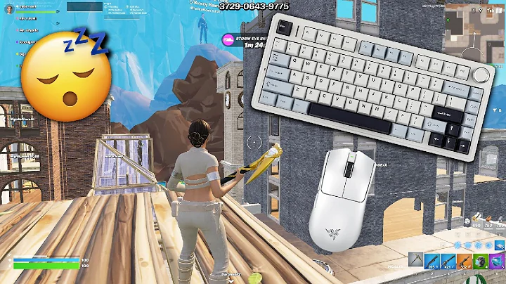 Unboxing AULA F75 Keyboard + Fortnite Keyboard Sounds Gameplay