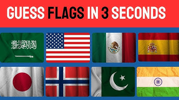 Can you guess the Flag of country in 3 Seconds | 30 countries Flags | Flag Quiz - Info knowledge
