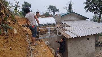 Lắp Téc Nước Nhà 2 Mẹ Con Cô Cầu (Khiếm Thị )|Cói Lalin