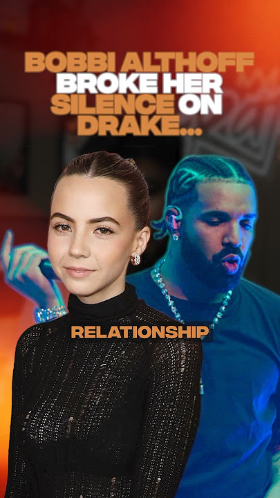 Bobbi Althoff FINALLY Breaks Her Silence on Drake Relationship‼️👀 #shorts #drake #bobbialthoff