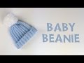 Very Easy Crochet Baby Beanie Tutorial | Croby Patterns