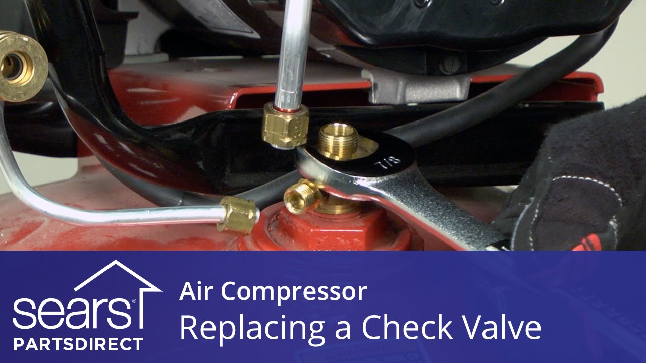 How to Replace an Air Compressor Check Valve - YouTube