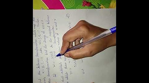 18MAT41 Module2 :- Problems on bilinear transformation