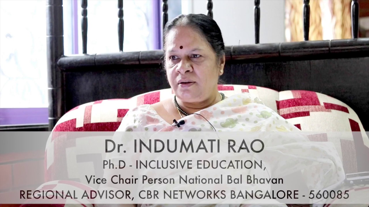 Dr Indumati Rao on Prevention of Cerebral Palsy - Introducing it in Education System