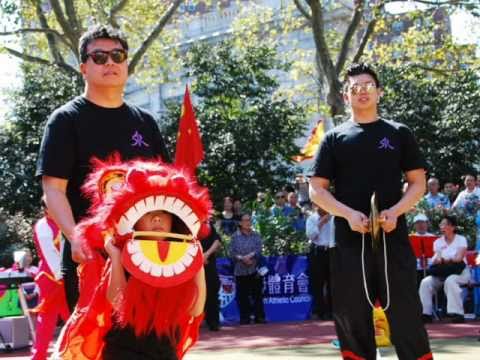 Lion Dance Moon Festival 2010 Staten Island Lions Chinatown New York City New York