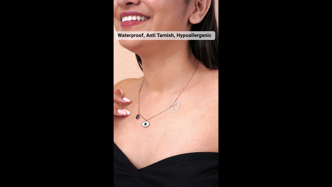 58% off on Evil Eye Swarovski Necklace | OneDayOnly