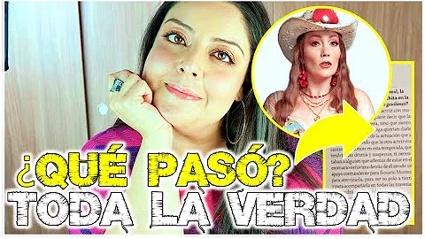 Actriz di a conocer porque "SACARON" a Andrea Vill...