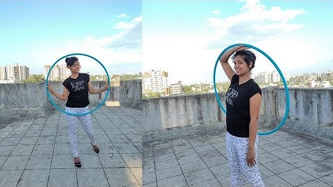 Hulahoop Tutorial|Hand weave|Lasso tricks|Escalator|Vertex|Smear|Hand to waist hooping