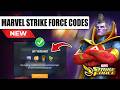 NEW CODES MARVEL STRIKE FORCE 2026 REDEEM FOR EXCLUSIVE 