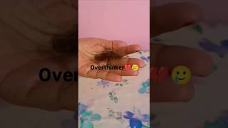 overthinker problem#viral #relatable#hairfall