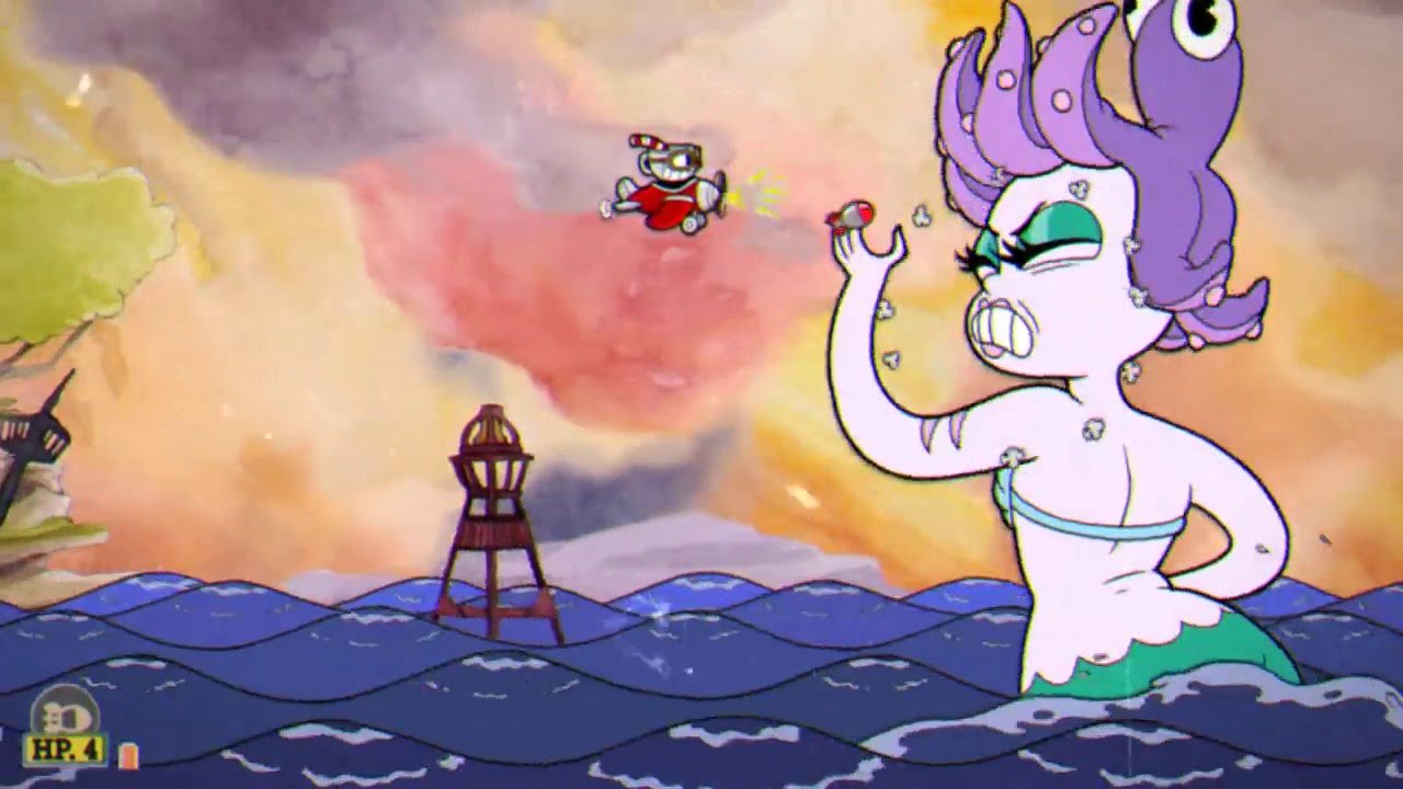 Cuphead Pelea Contra Cala Maria Youtube