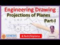 Projections of planes part1