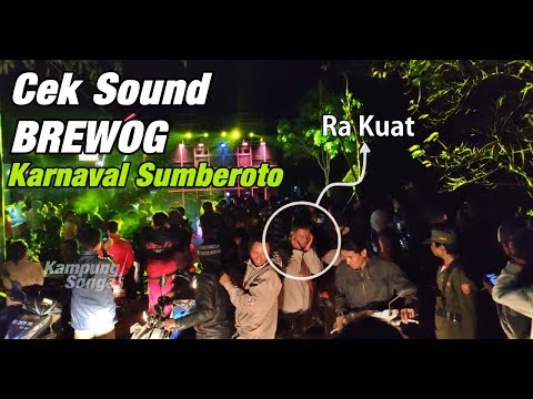 MACET !!! BREWOG AUDIO CEK SOUND KARNAVAL SUMBEROTO ~ DONOMULYO SEPTEMBER 