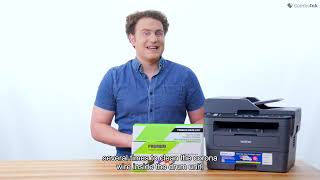 How to change Brother TN730 / TN760 toner cartridges at MFC-L2710DW printer - Step-by-Step