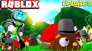 *NEW* epic TURKEY LAND Thanksgiving Fall Update (Codes) Roblox Blob Simulator