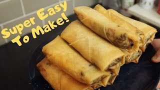 How to Make Cheeseburger Spring Rolls from Walt Disney World | Chef Dave | KrispySmore 2019