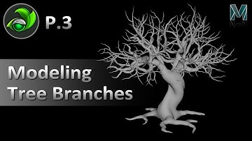 Game Artist | Modeling Tree Branches - P03 with Autodesk Maya 2017 | Game Design
