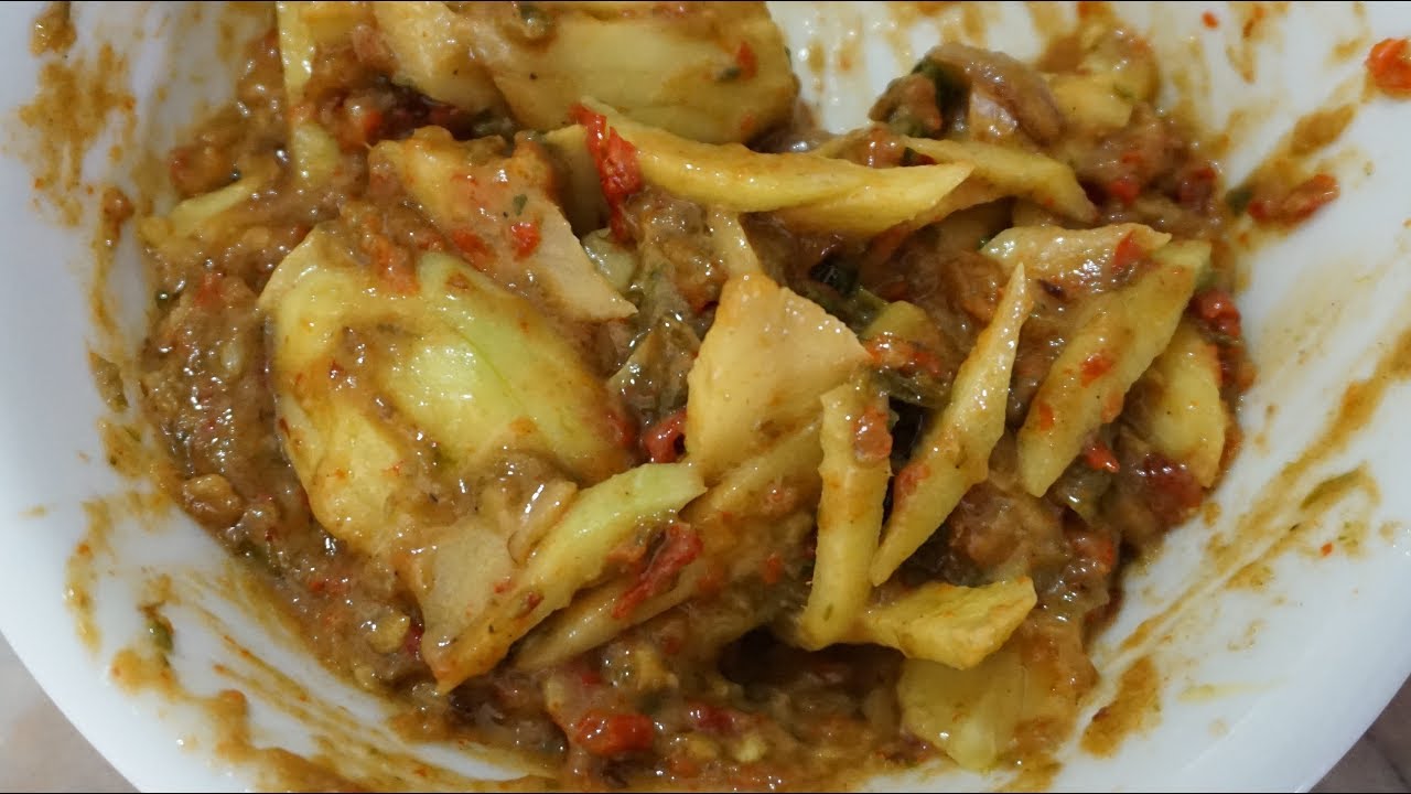 RESEP SAMBAL TERASI MANGGA MUDA - YouTube