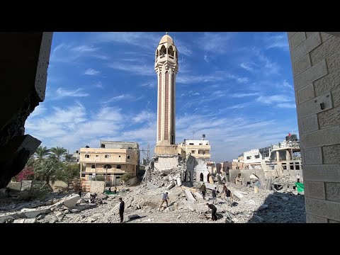 Военная авиация Израиля разбомбила старинную мечеть Омара в Газе