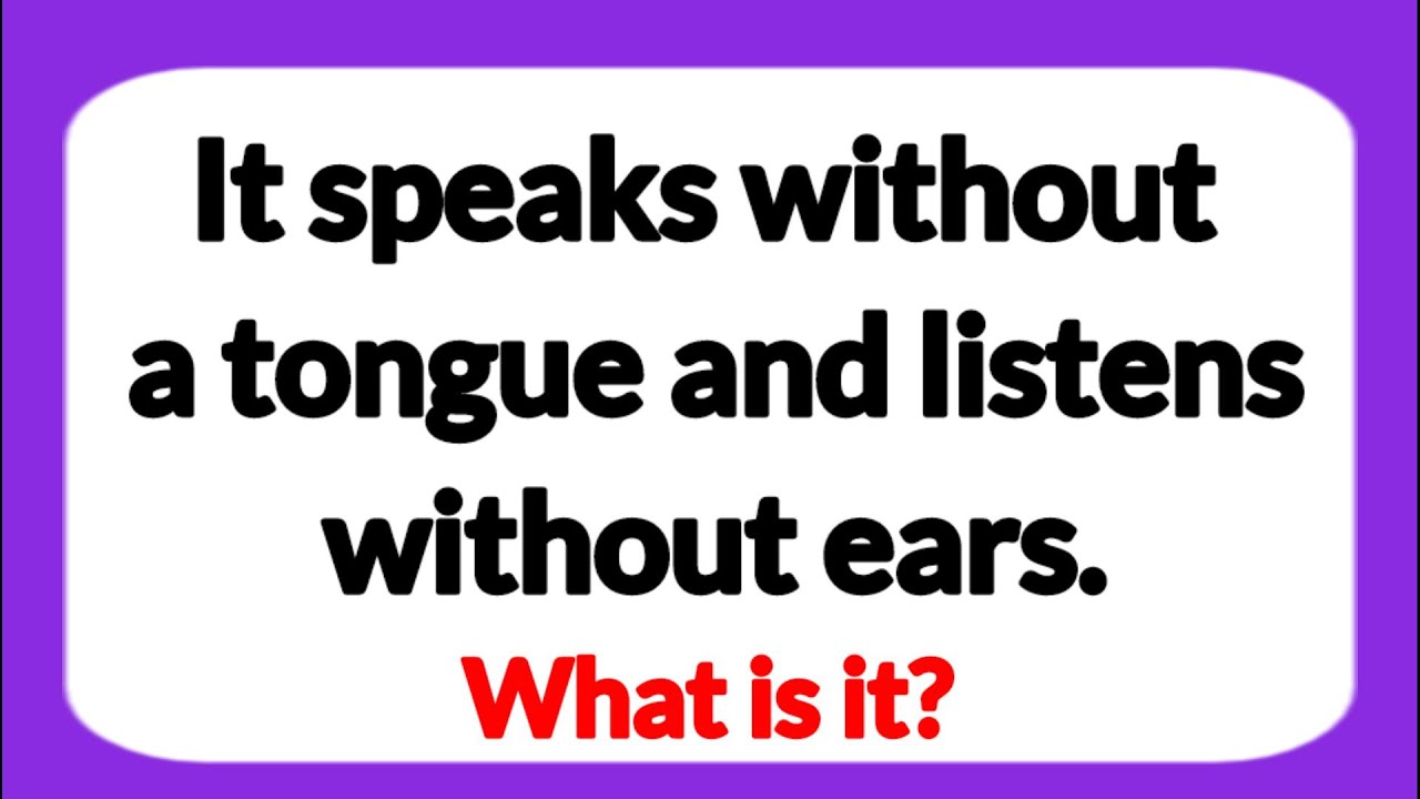 Only A Genius Can Answer These 10 Hard Riddles | Riddles Quiz - YouTube