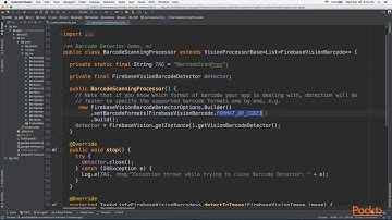 Machine Learning Android App development ML Kit: Implement Barcode Scan Device | packtpub.com