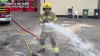 Fire Fighter Paul's water hose demonstration. screenshot 2