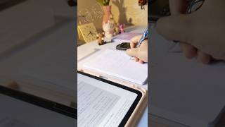 Study Vlog✨| Cozy Productive Evening Routine🧃📚| ipad note taking | #aestheic #nightstudy #study