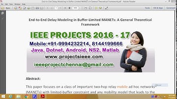 End to End Delay Modeling in Buffer Limited MANETs A General Theoretical Framework