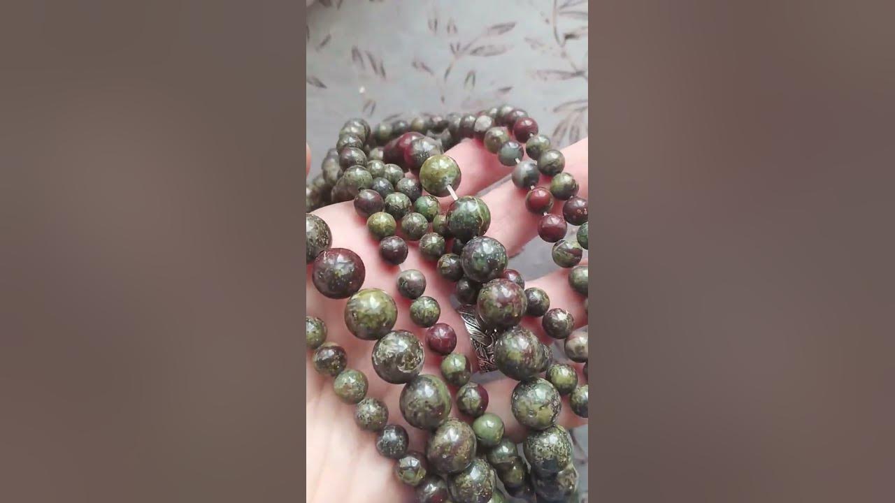 Новое поступление бусин! драконья яшма. Скоро сделаем из нее четки. # ...