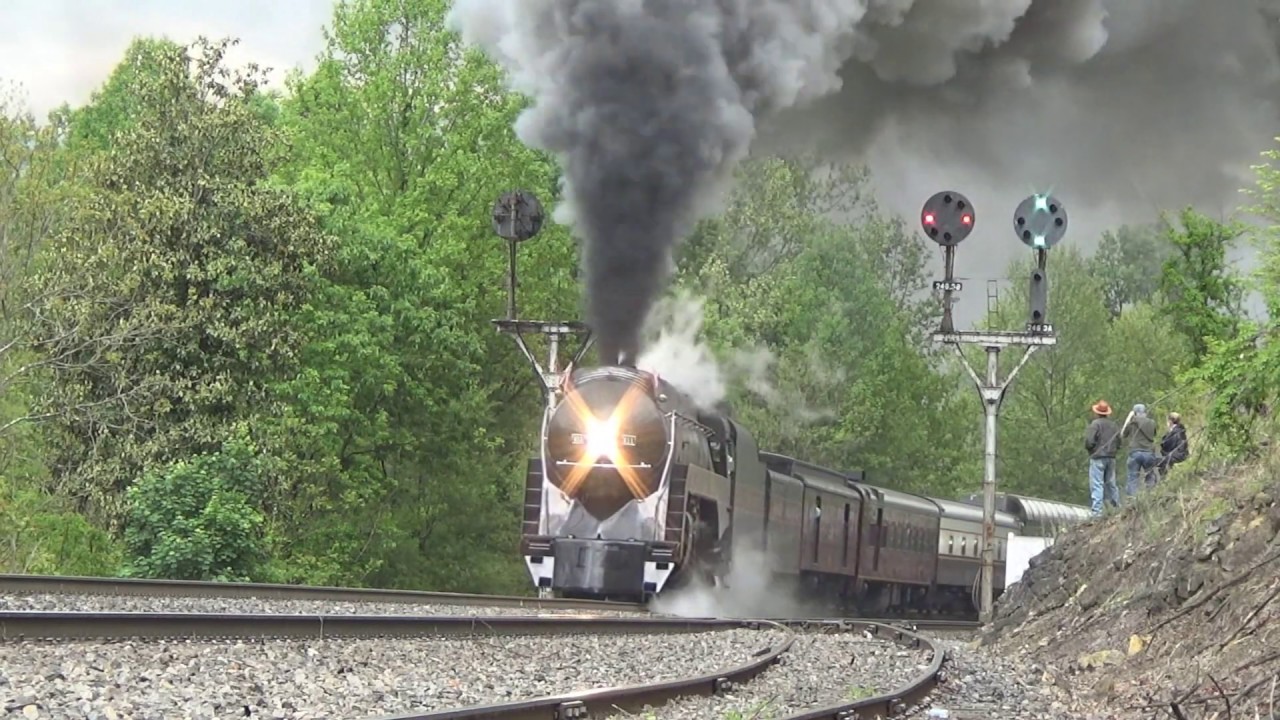 30 Minutes of N&W 611! Speed,  Rolling Thunder and More!