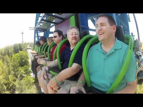 Six Flags Magic Mountain Lex Luthor On-Ride Video