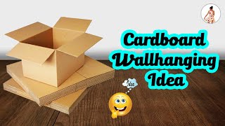 DIY Cardboard Wall Hanging | Best Out Of waste | Beautiful Home Decor From Waste Cardboard