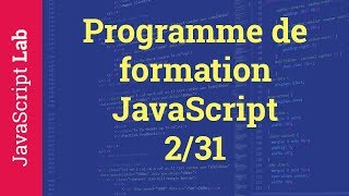 Programme de formation JavaScript - 2/31