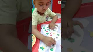 Making Rabbit 🐰 (Pom -Pom ball impression 🌟🌟) #viral #activity #rabbit #newbloomingbudsschool