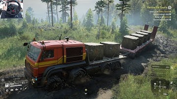 Radioactive Fossils - Azov 64131 - SnowRunner Taymyr EP24 | Logitech G29