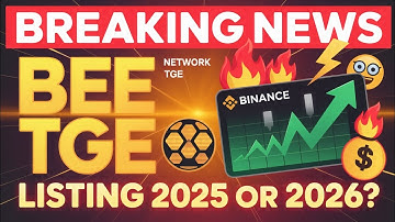TGE preparation of Bee network.Listing in 2025 or 2026?Cpen