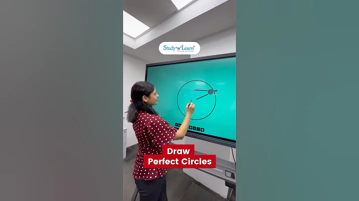 Interactive Flat Panel 65 Inch Smart Board - How To Use Smart Board Compass - Math Tools