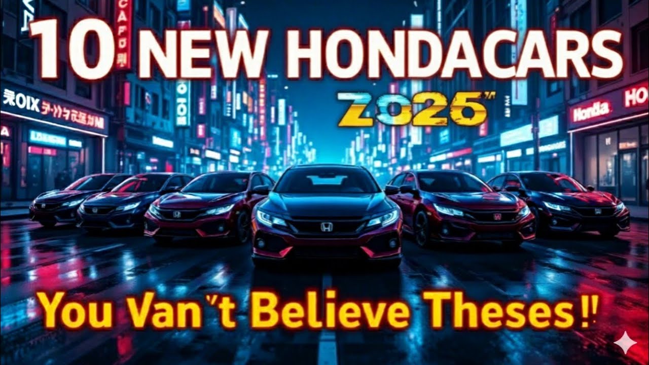10 New Honda Cars | New Car Model   |  HONDA Top Cars