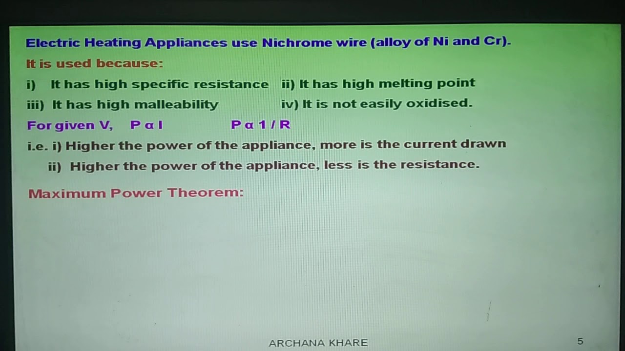 thermal-effect-of-electric-current-youtube