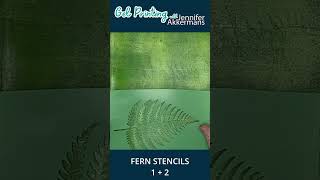 Fern Stencils 1 + 2: Crafting Creative Collage Elements 🌿