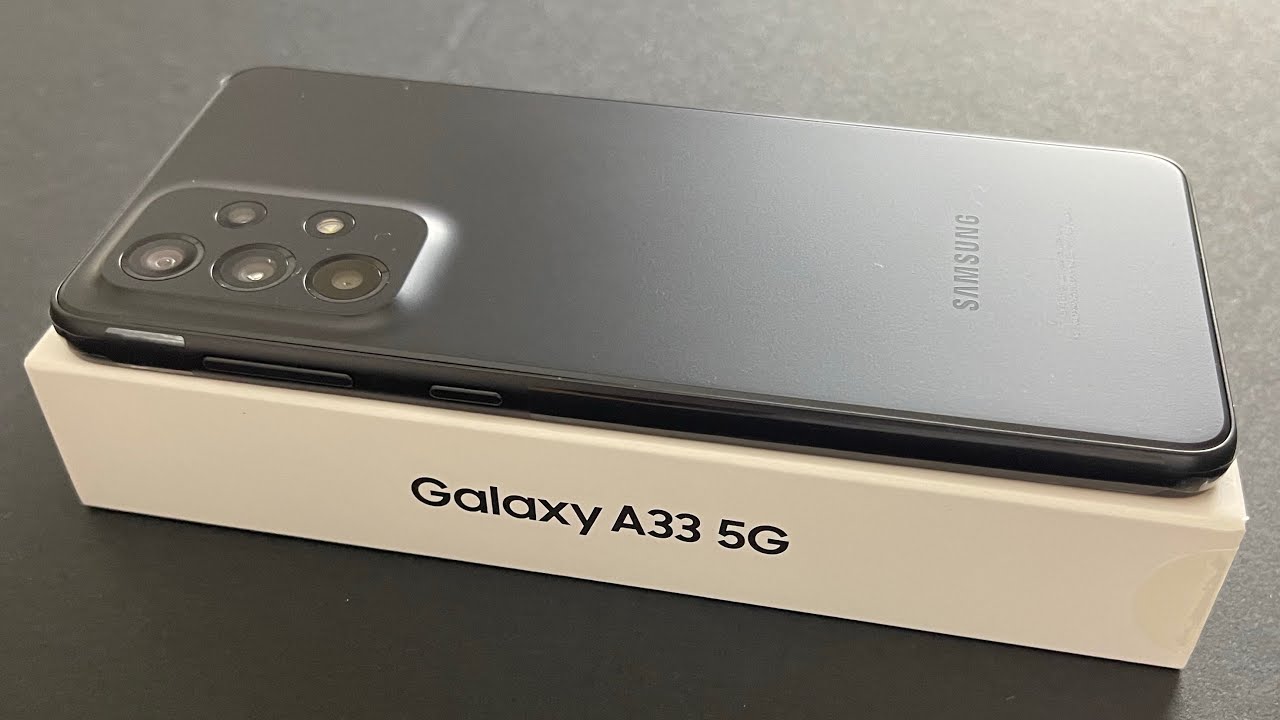 Unboxing SAMSUNG Galaxy A33 5G - Black 