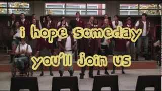 Glee Imagine lyrics