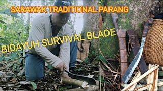 Buko Annung- the ultimate Bidayuh survival tool / knife.   PARANG Sarawak