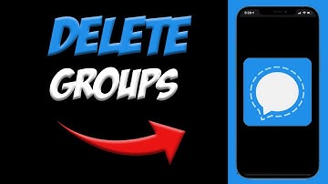 How To Delete A Group on Signal on iPhone 2021 🔥| Delete A Group on Signal Private Messenger