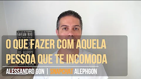 O que me incomoda no outro está em mim?